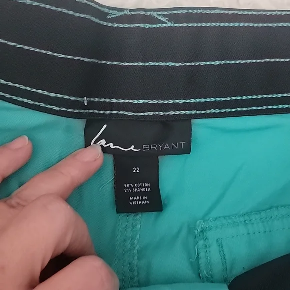 Teal capri pant - Picture 5 of 5